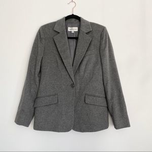 Vintage Bloomingdale’s Cashmere Blazer Single Breasted Luxurious Tailored Fit 12